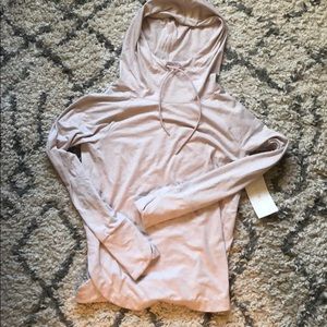 Athleta light pink hoodie